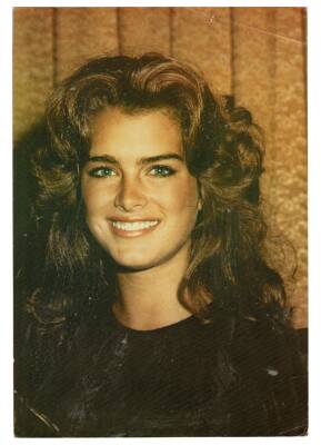 Brooke Shields Büyükboy Kartpostal KRT9278 - 1