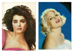 Brooke Shields Carroil Baker 2li Kartpostal KRT7810 - Gökçekoleksiyon