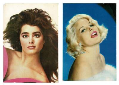 Brooke Shields Carroil Baker 2li Kartpostal KRT7810 - 1