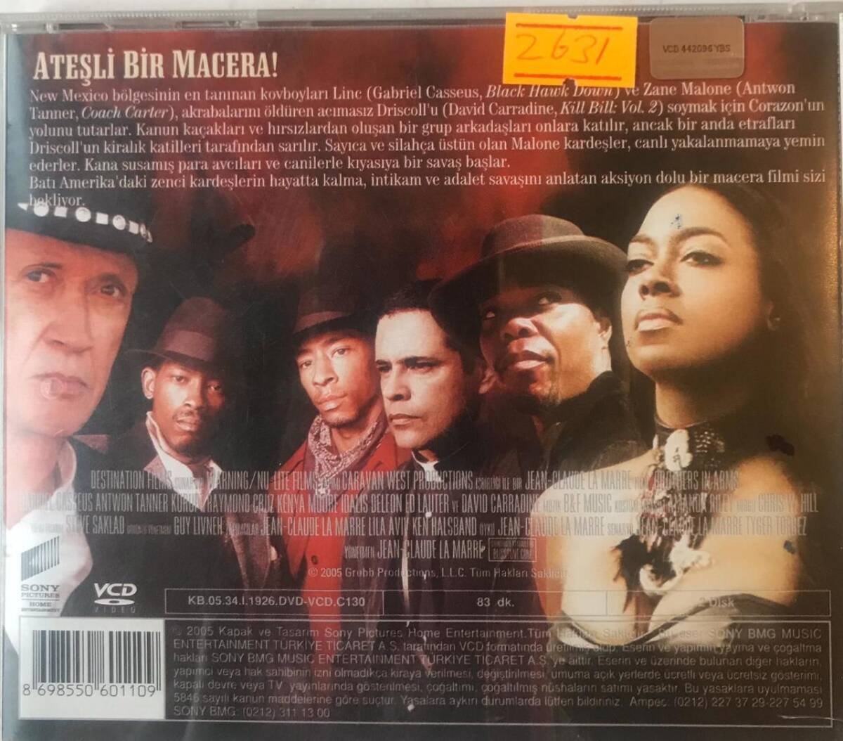 Brothers İn Arms Kardeşlerin İntikamı VCD Film VCD4637 - 2