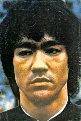 Bruce Lee Eski Büyük Boy Kartpostal (24x34 cm) KRT12584 - 1