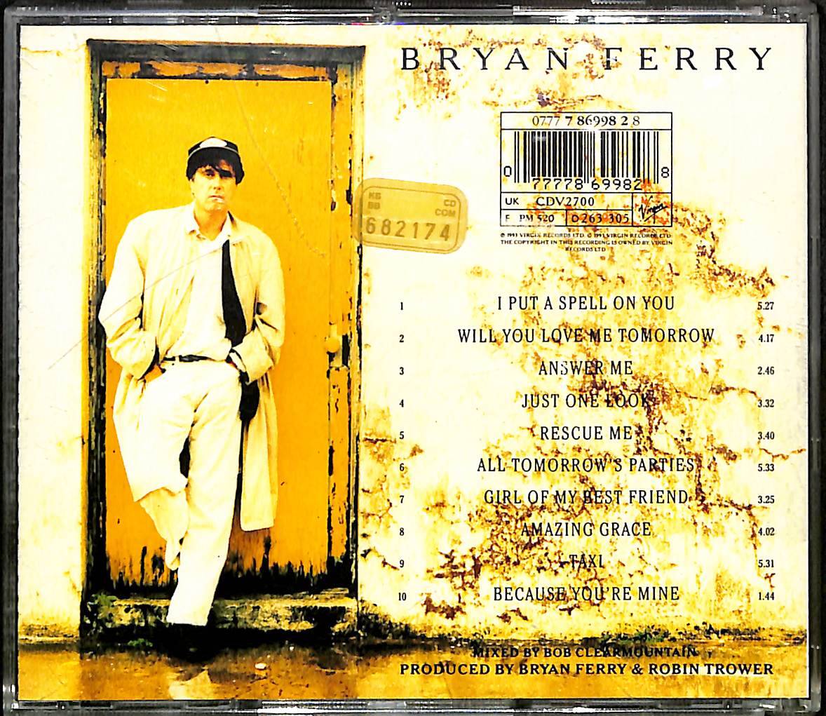 Bryan Ferry ‎- Taxi CD (İkinci El) CD4593 - 2