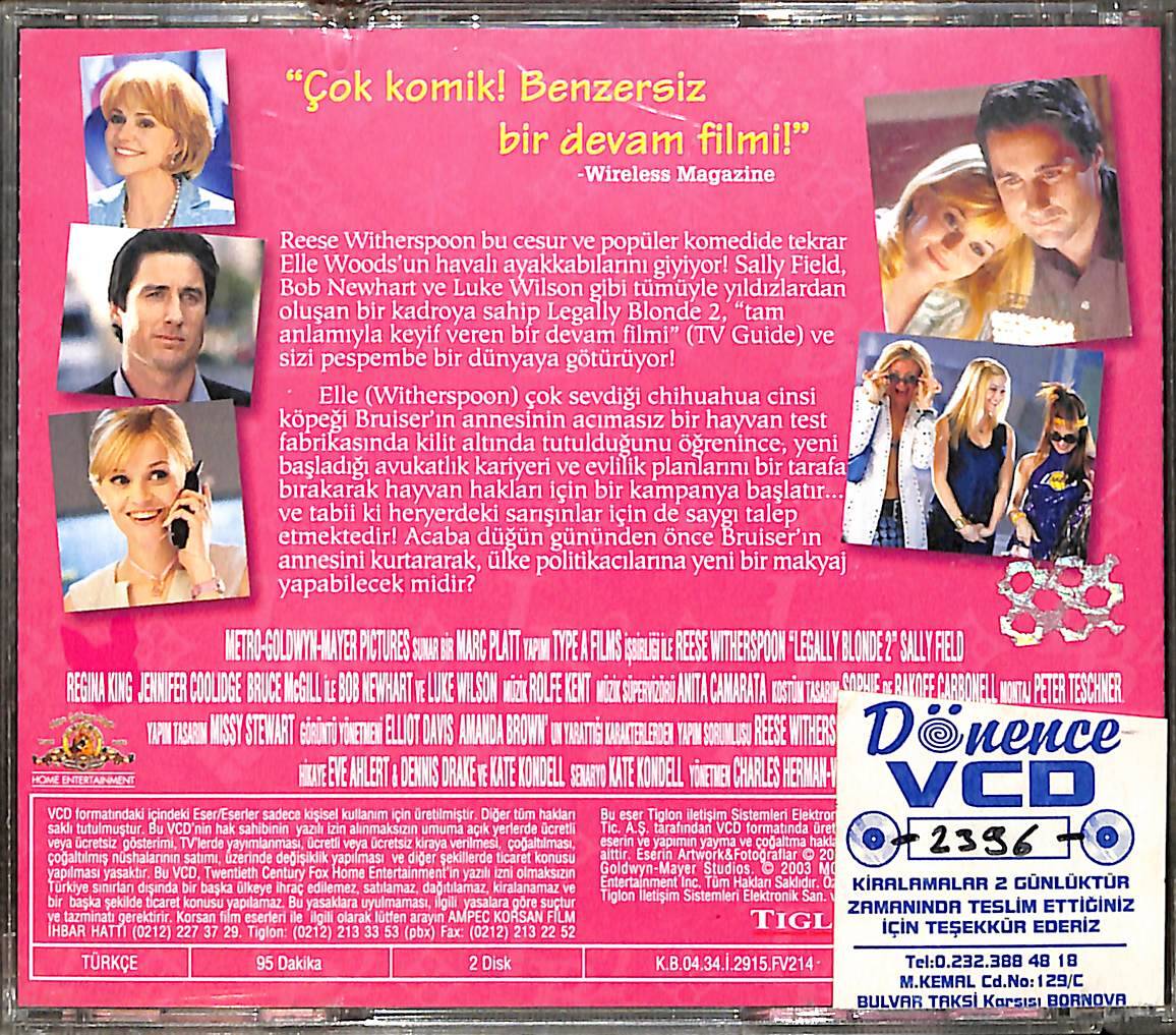 Bu Nasıl Sarışın 2 – Legally Blonde 2: Red, White & Blonde (2003) Orijinal VCD Film VCD28552 - 2