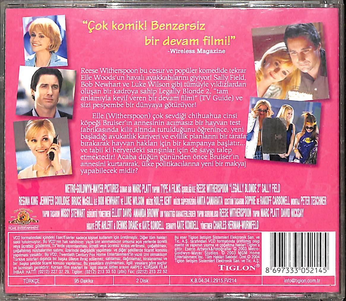 Bu Nasıl Sarışın 2 – Legally Blonde 2: Red, White & Blonde (2003) Orijinal VCD Film VCD28597 - 2