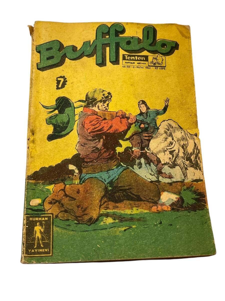 Buffalo Ten Ten Haftalık Mecmua 9 Ekim 1962 No: 83 NDR98906 - 1
