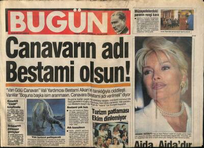 Bugün Gazetesi 1 Kasım 1995 - Ajda Pekkan Ajda Pekkandır GZ75188 - 1