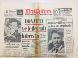 Bugün Gazetesi 11 Kasım 1967 - Donanma Ve Jetlerimiz Kıbrısta GZ71001 - 1