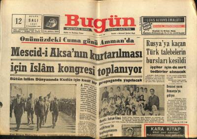 Bugün Gazetesi 12 Eylül 1967 - Bölükbaşı Gazetecilerle Görüştü GZ74837 - 1