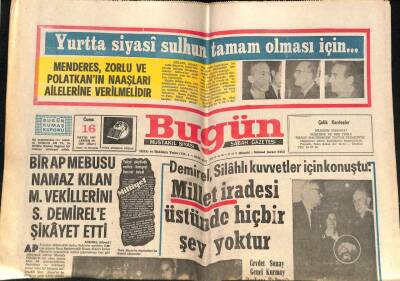 Bugün Gazetesi 16 Mayıs 1969 - Damadı , İnönünün Sırtından Bol Para Kazanıyor ! GZ72271 - 1