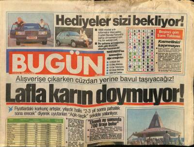 Bugün Gazetesi 17 Eylül 1990 - Adnan Menderes Ve Arkadaşlarının Mezarları Açıldı GZ75226 - 1