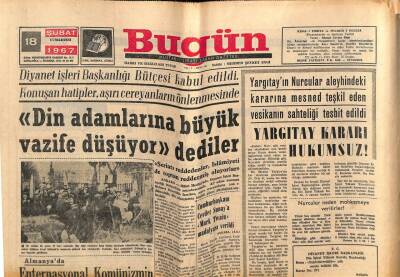 Bugün Gazetesi 18 Şubat 1967 - 5 Yılda 540 Milyon Liralık Savaş Gemisinin İnşa Edileceği Açıklandı GZ77590 - 1