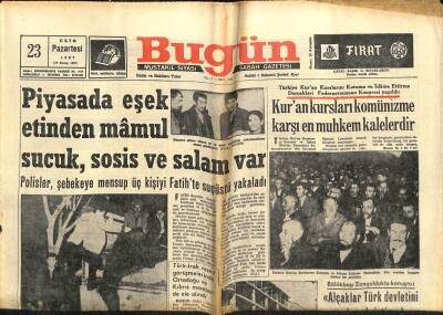 Bugün Gazetesi 23 Ekim 1967 - Endonezyada Kızıl Avı Hızlandırıldı GZ74824 - 1