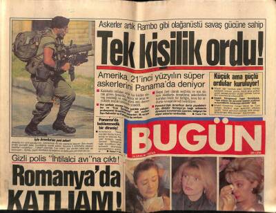 Bugün Gazetesi 24 Aralık 1989 - Doğum Günü Hediyesi GZ55237 - 1