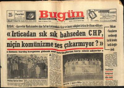 Bugün Gazetesi 25 Eylül 1967 - Tarihte Türk Rus Münasebetleri GZ74847 - 1