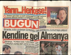 Bugün Gazetesi 27 Mart 1992 - Kendine Gel Almanya GZ61861 - 1