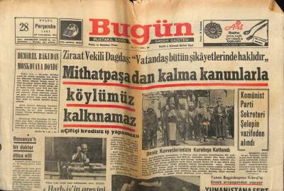 Bugün Gazetesi 28 Eylül 1967 - Gavrieloğlu Grevi Başarı İle Bitti GZ74849 - 1