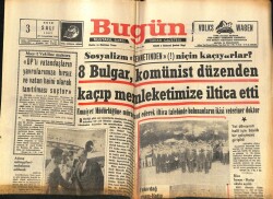 Bugün Gazetesi 3 Ekim 1967 - Tarsusta Baraj İnşaatında 800 İşçi Dün Greve Başladı GZ72291 - 1