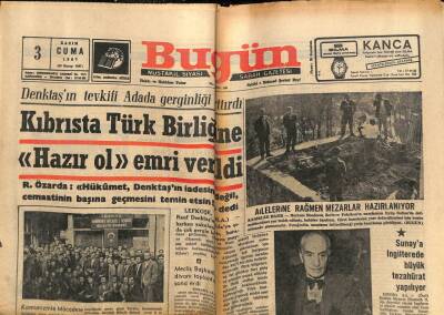Bugün Gazetesi 3 Kasım 1967 - Leblebi Şekerinden 4 Çocuk Öldü GZ74821 - 1