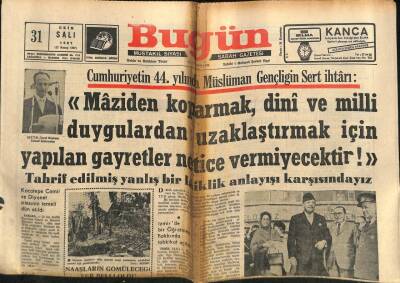 Bugün Gazetesi 31 Ekim 1967 - Bir Sendika Daha Diskten Ayrıldı GZ74818 - 1
