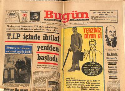 Bugün Gazetesi 31 Mart 1969 - EGEde Zelzele Devam Ediyor GZ72267 - 1