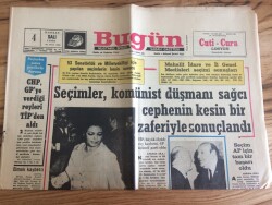 Bugün Gazetesi 4 Haziran 1968 - 20 Saat Süren Mücadeleyi Barlas Kazandı GZ72764 - 2