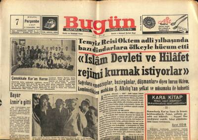 Bugün Gazetesi 7 Eylül 1967 - Denizlide Çetin Altanın Yazısını Dağıtanlar Hakkında Takibata Geçildi GZ74835 - 1