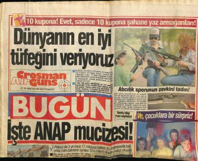 Bugün Gazetesi 7 Haziran 1991 - Şener Şen Hesabı Ödeyince Kendine Gelemedi GZ75213 - 1