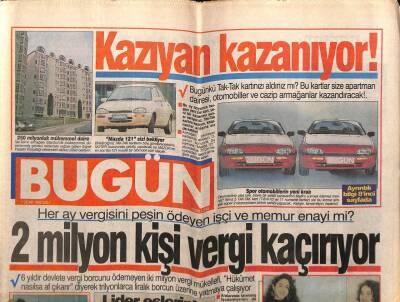 Bugün Gazetesi 7 Ocak 1992 - Doğum Günü Hediyesi GZ55251 - 1