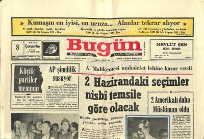 Bugün Gazetesi 8 Mayıs 1968 - Drakula Çetesi Reisi Yakalandı GZ83598 - 1