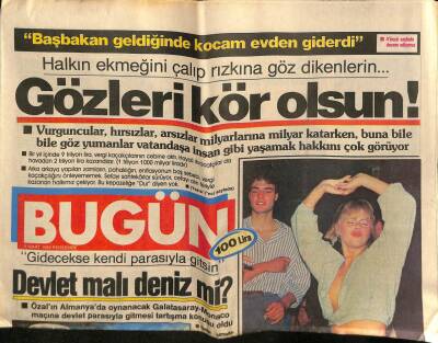 Bugün Gazetesi 9 Mart 1989 - Sevtap Parmanın İtirafları GZ77053 - 1