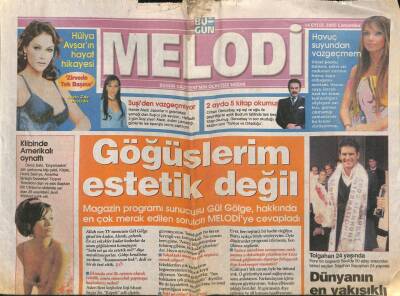 Bugün Gazetesi Melodi Eki 14 Eylül 2005 - Orhan Gencebay , 2 Ayda 5 Kitap Okumuş GZ80200 - 1