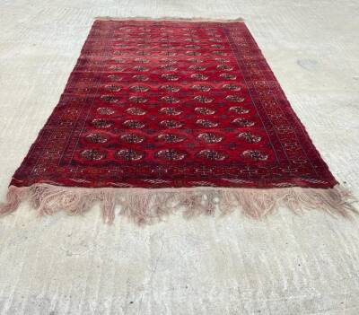 Buhara Eski El Dokuma Antika Halı AOB3801 (N) - 2
