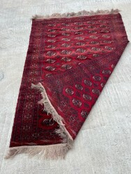 Buhara Eski El Dokuma Antika Halı AOB3801 (N) - 4