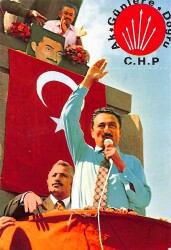 Bülent Ecevit Kartpostal (Küçük Boy) KRT22415 - Gökçekoleksiyon