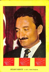 Bülent Ecevit Kartpostal (Küçük Boy) KRT22422 - Gökçekoleksiyon