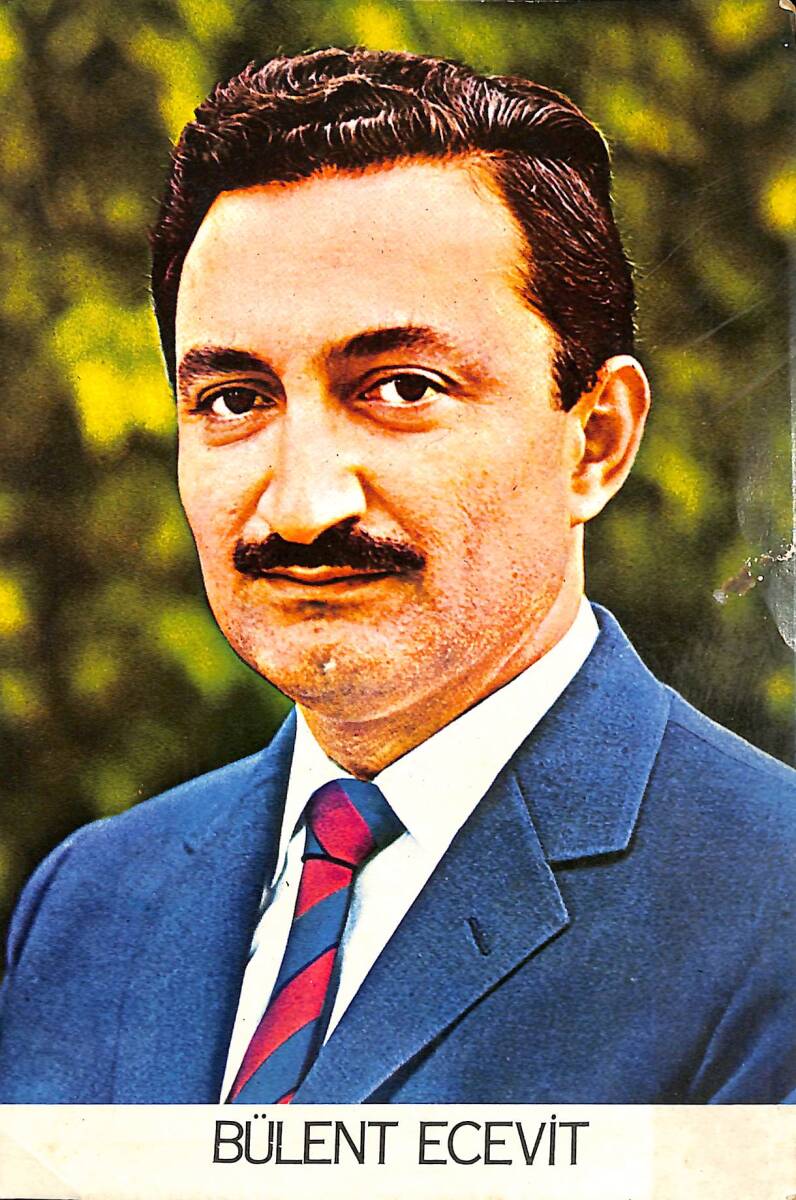 Bülent Ecevit Kartpostal (Orta Boy) KRT23390 - 1
