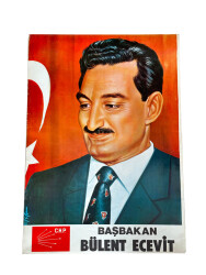 Bülent Ecevit Kartpostal (Ultra Dev Boy) KRT21930 - Gökçekoleksiyon