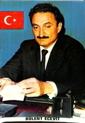 Bülent Ecevit Orta Boy Kartpostal KRT11934 - Gökçekoleksiyon