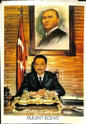 Bülent Ecevit Orta Boy Kartpostal KRT11935 - Gökçekoleksiyon