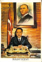 Bülent Ecevit Orta Boy Kartpostal KRT18927 - Gökçekoleksiyon