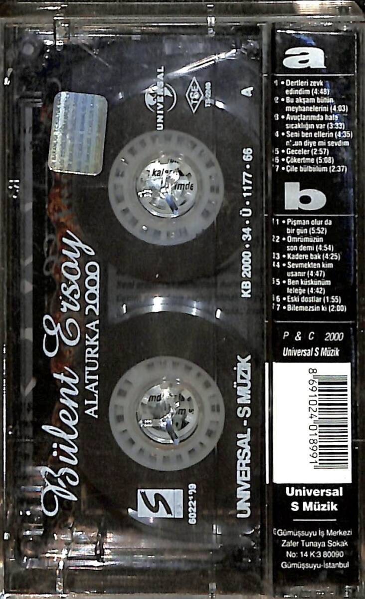 Bülent Ersoy - Alaturka 2000 Kaset (İkinci El Kaset) KST29710 - 2