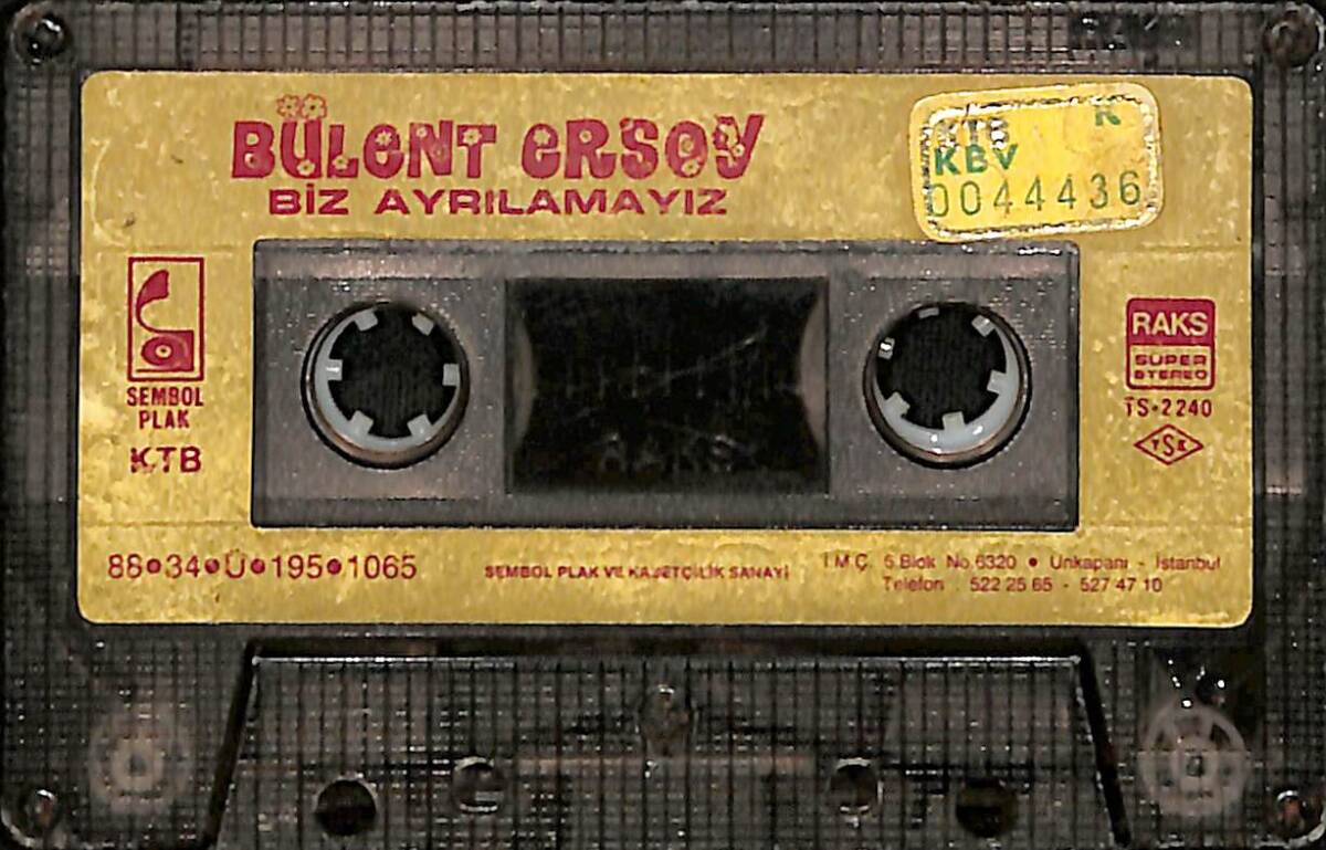 Bülent Ersoy - Biz Ayrılamayız Kaset (İkinci El) KST27805 - 1