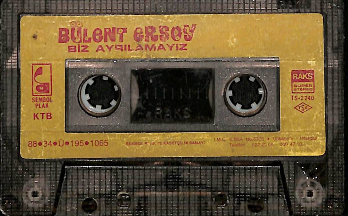 Bülent Ersoy - Biz Ayrılamayız Kaset (İkinci El) KST27805 - 2