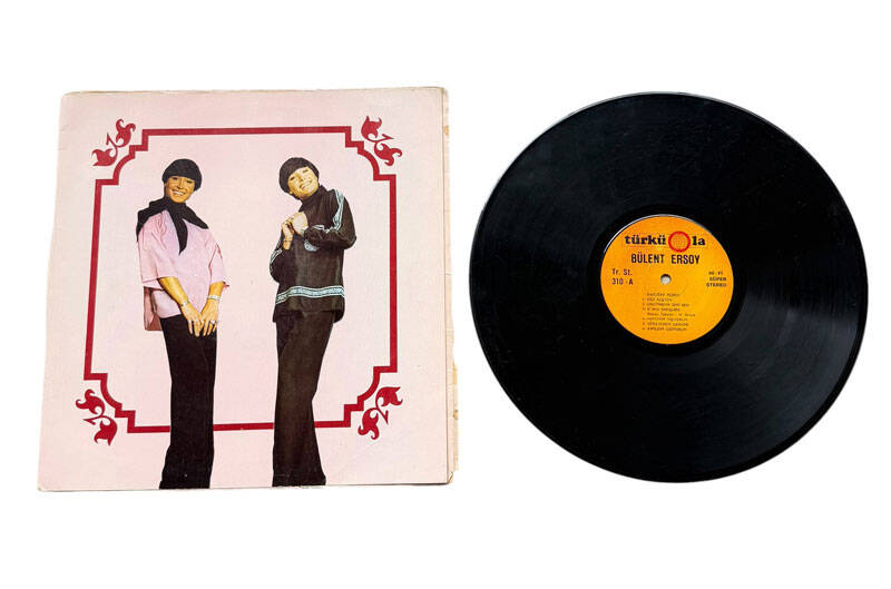 Bülent Ersoy - Karcığar Peşrev LP PLAK (10/9) ''Orijinal Dönem Baskı'' - Açılır Poster Kapak PLK27622 - 1