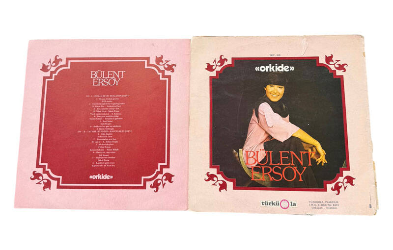 Bülent Ersoy - Karcığar Peşrev LP PLAK (10/9) ''Orijinal Dönem Baskı'' - Açılır Poster Kapak PLK27622 - 2