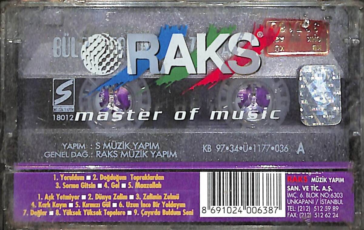 Bülent Ersoy - Maazallah Kaset (Sıfır Kaset) KST29479 - 2