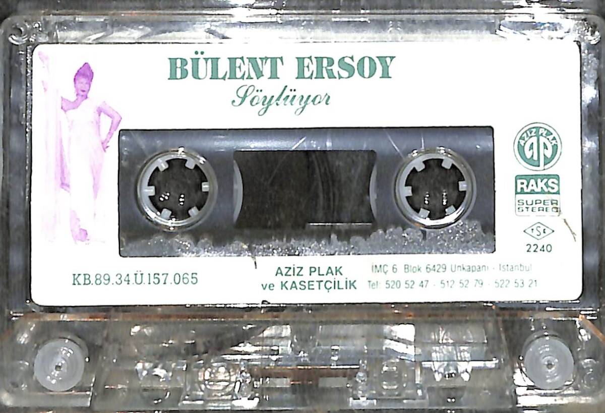 Bülent Ersoy - Söylüyor Kaset (Sarı Bandrol - İkinci El) KST27952 - 2