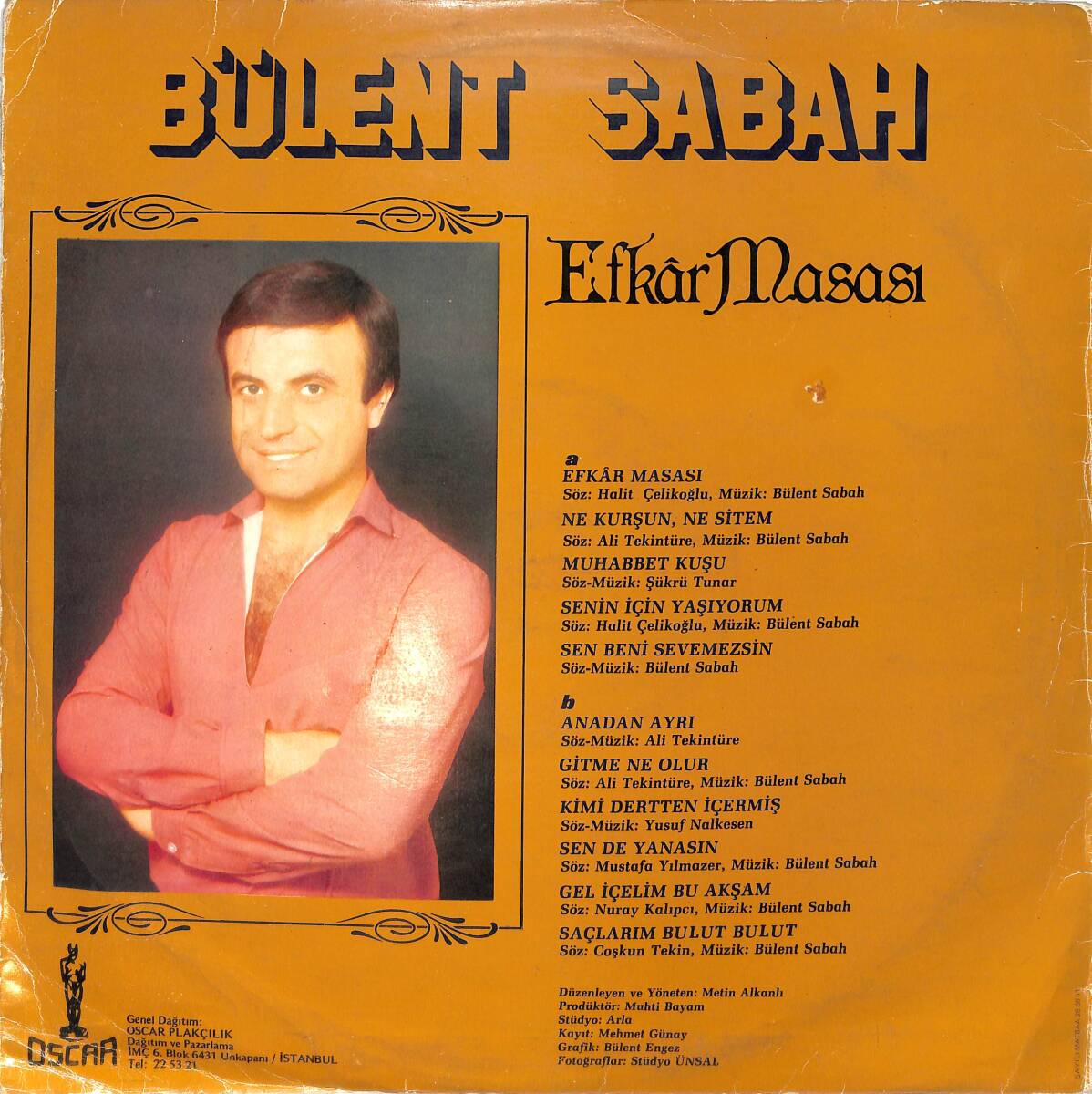 Bülent Sabah - Efkar Masası LP PLAK (10/8) PLK26545 - 2