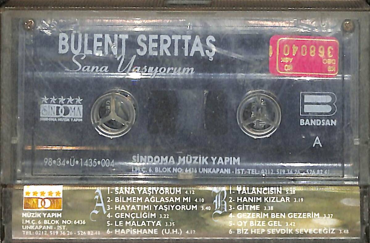 Bülent Serttaş - Sana Yaşıyorum Kaset (Bordo Bandrol - İkinci El) KST27927 - 1