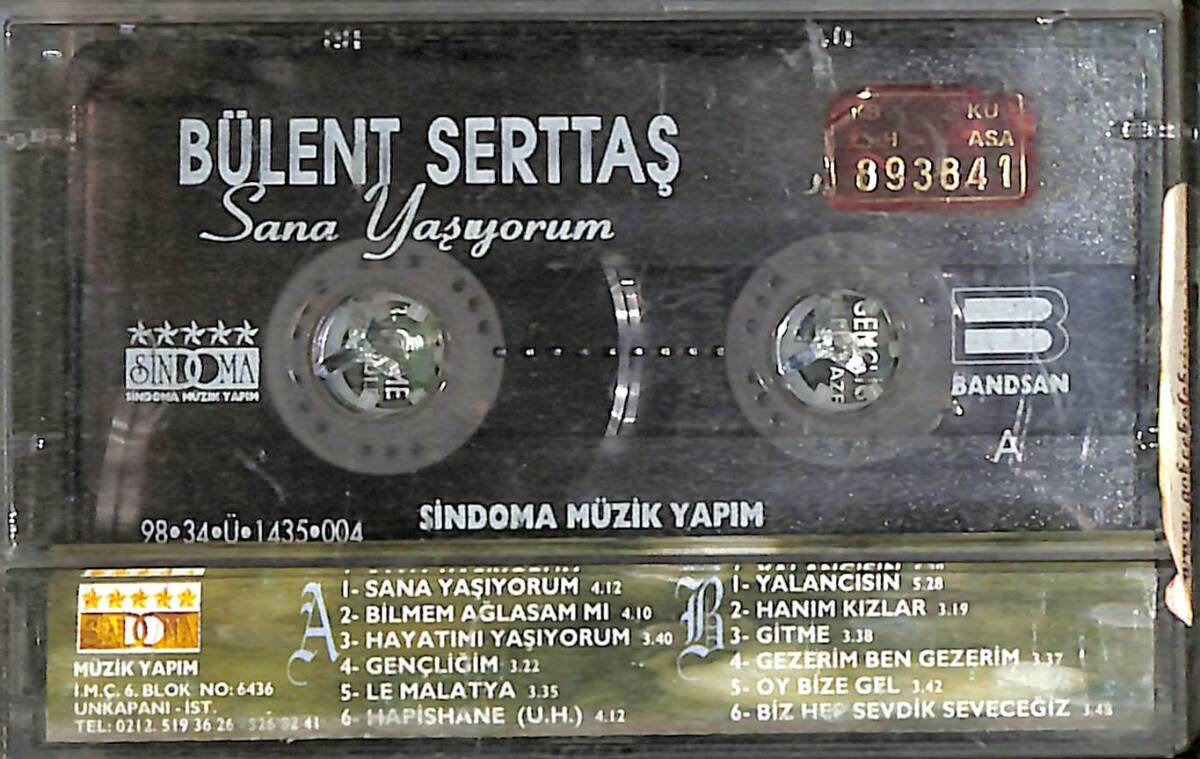Bülent Serttaş - Sana Yaşıyorum Kaset (İkinci El) KST27195 - 2